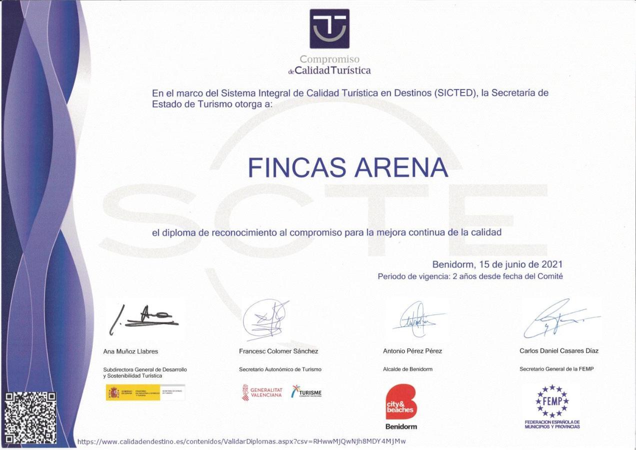 Islandia - Fincas Arena Benidorm Ngoại thất bức ảnh
